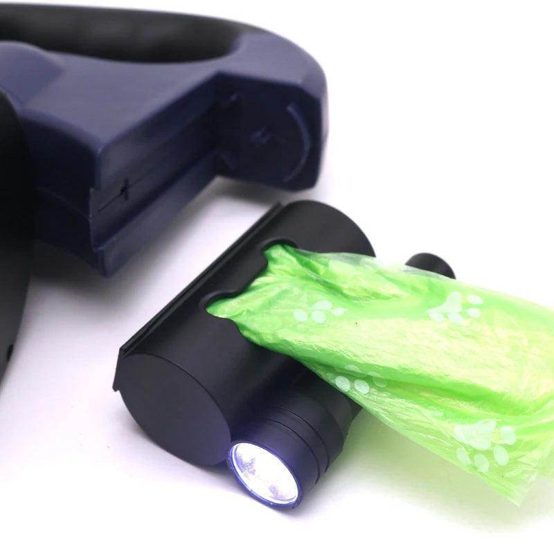 Retractable Pet Leash: Light & Waste Bags Included - Simply Petastic