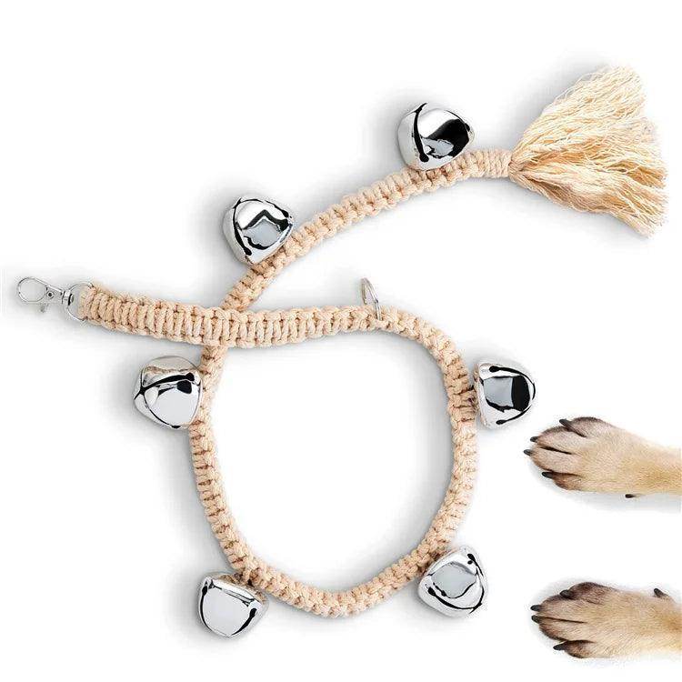 Macramé Pet Supply And Accessory Potty Training Puppy Bell For Door - Simply Petastic
