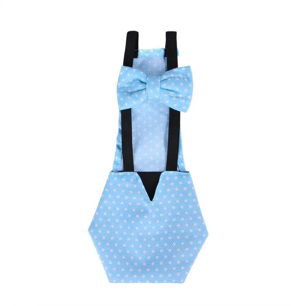 Polyester Unique Washable Cute Chicken Duck Goose Diaper With Bow Tie - Simply Petastic