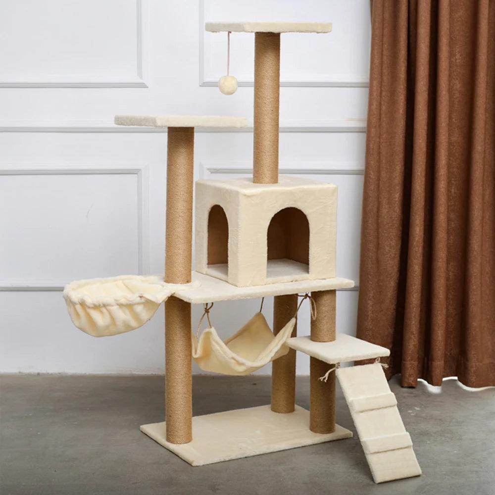 Deluxe Multi Level Cat Tower with Play Zones - Simply Petastic