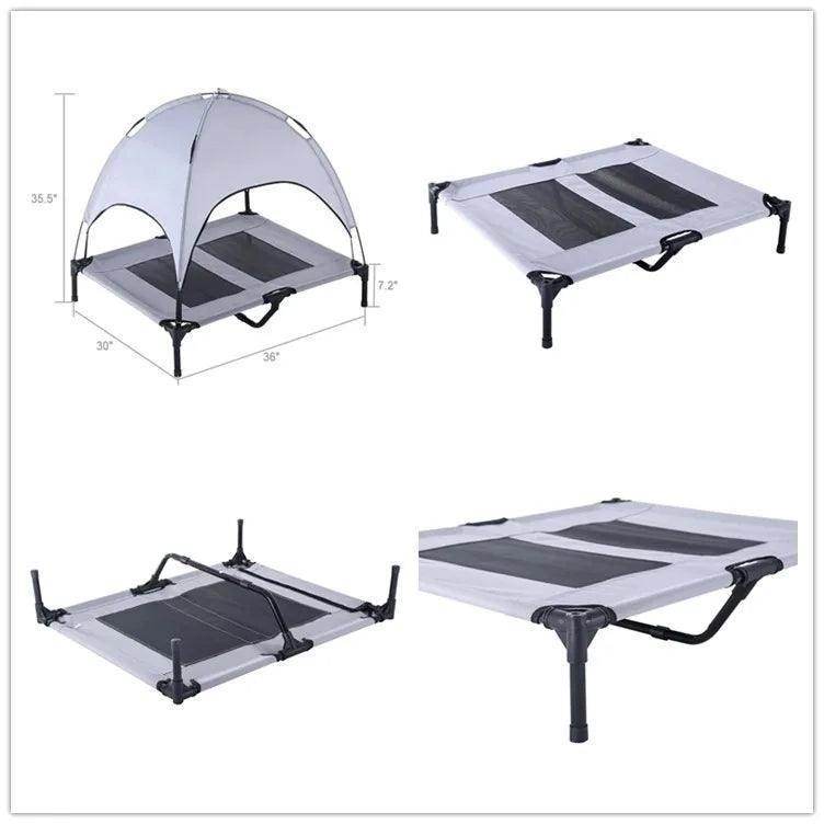 Outdoor Pet Bed Breathable Double Layer Pet Shade - Simply Petastic