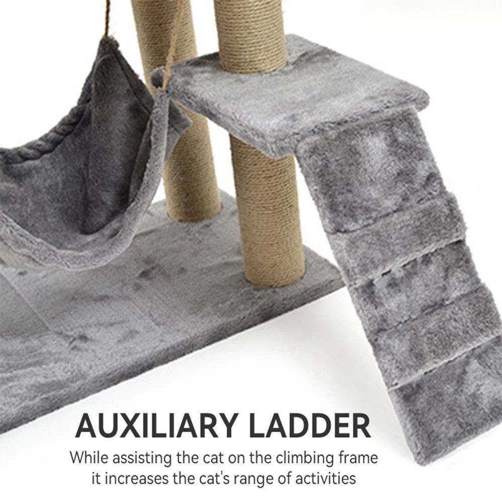 Deluxe Multi Level Cat Tower with Play Zones - Simply Petastic