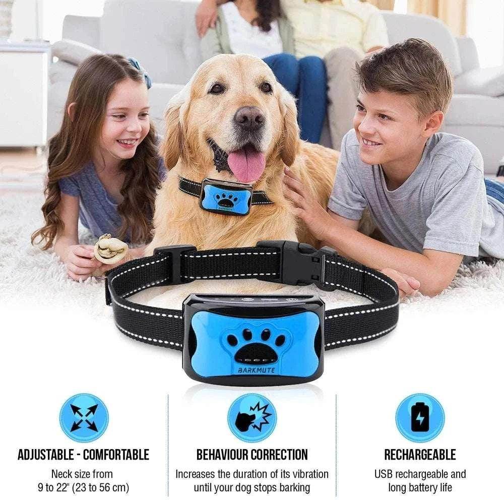 Control Your Dog's Barking with Shock and Vibration Collar - Simply Petastic