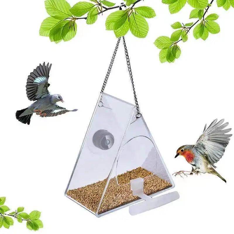 Smart Bird Feeder with WIFI Connected 1080P Real-time Viewing and Recording USB Charging Mini Camera Small Pet Supplies - Simply Petastic