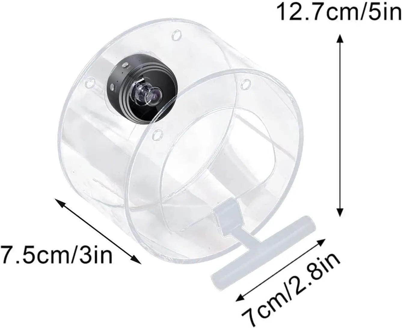 Smart Bird Feeder with WIFI Connected 1080P Real-time Viewing and Recording USB Charging Mini Camera Small Pet Supplies - Simply Petastic