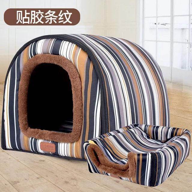 Portable Soft Foldable Warm Dog House - Simply Petastic