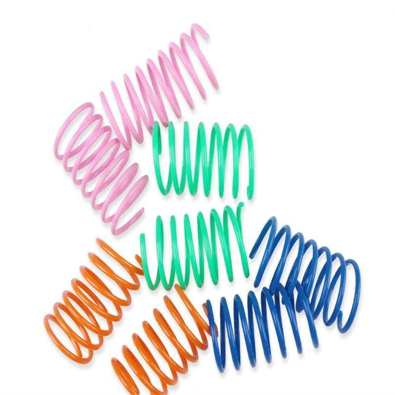 Vibrant Plastic Spring Toy for Active Cats - Simply Petastic
