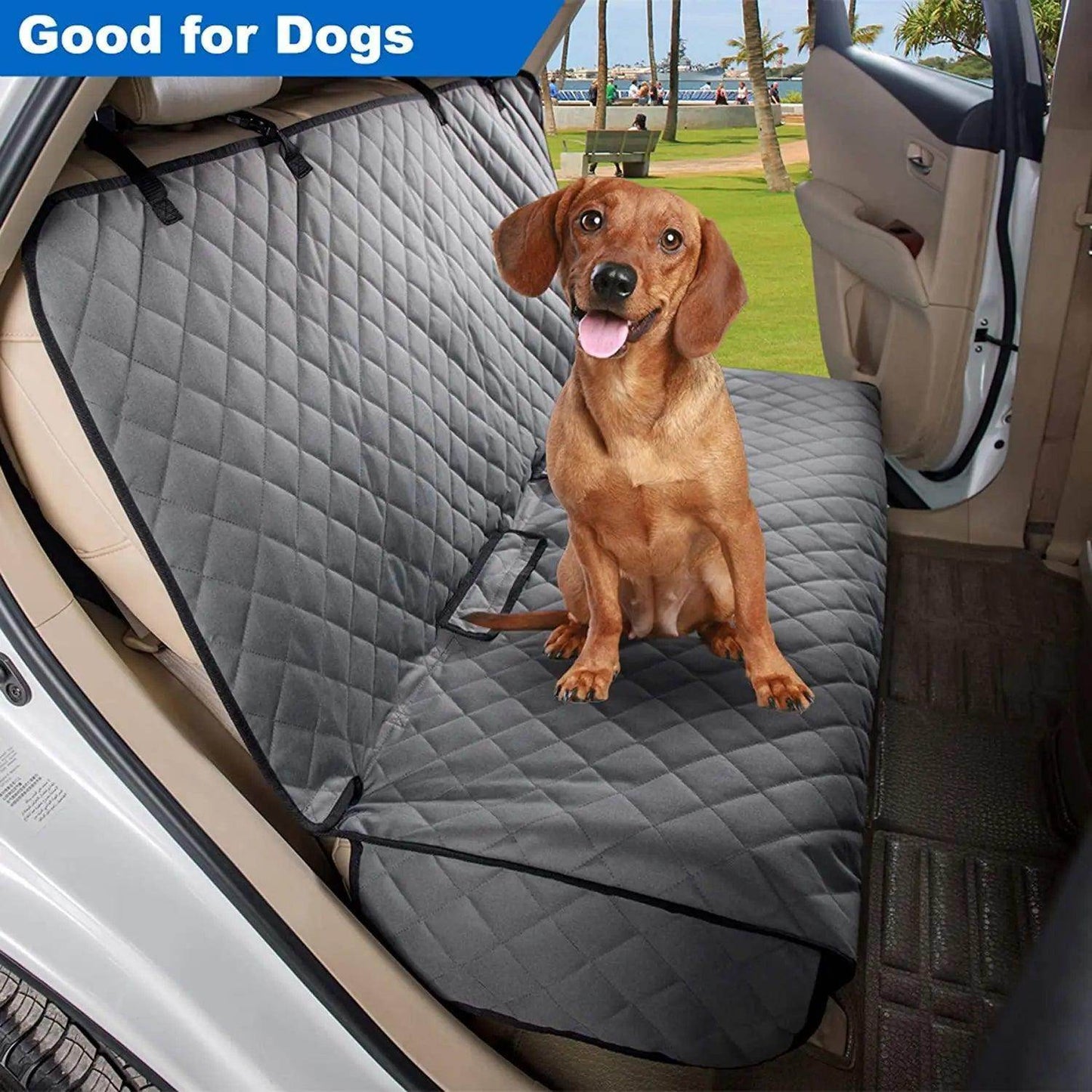Quilted Waterproof Non-Slip Bench Car Seat Cover - Simply Petastic