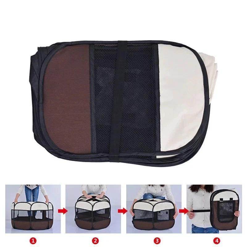 Flat Pack Dog Kennel Cat Enclosure Outdoor Accessories - Simply Petastic