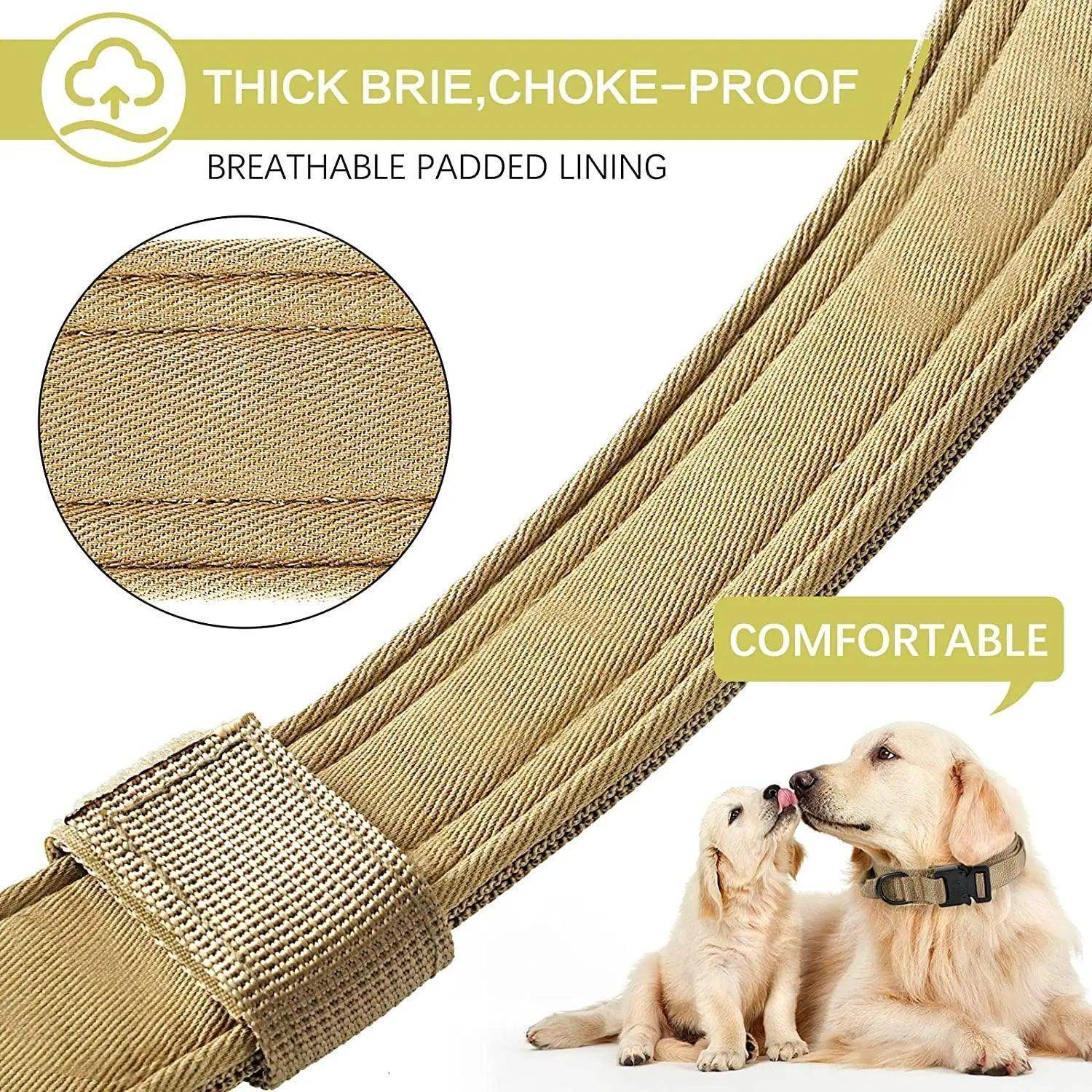 Retractable Quick Release Nylon Pet Outdoor Tactical Training Collar - Simply Petastic