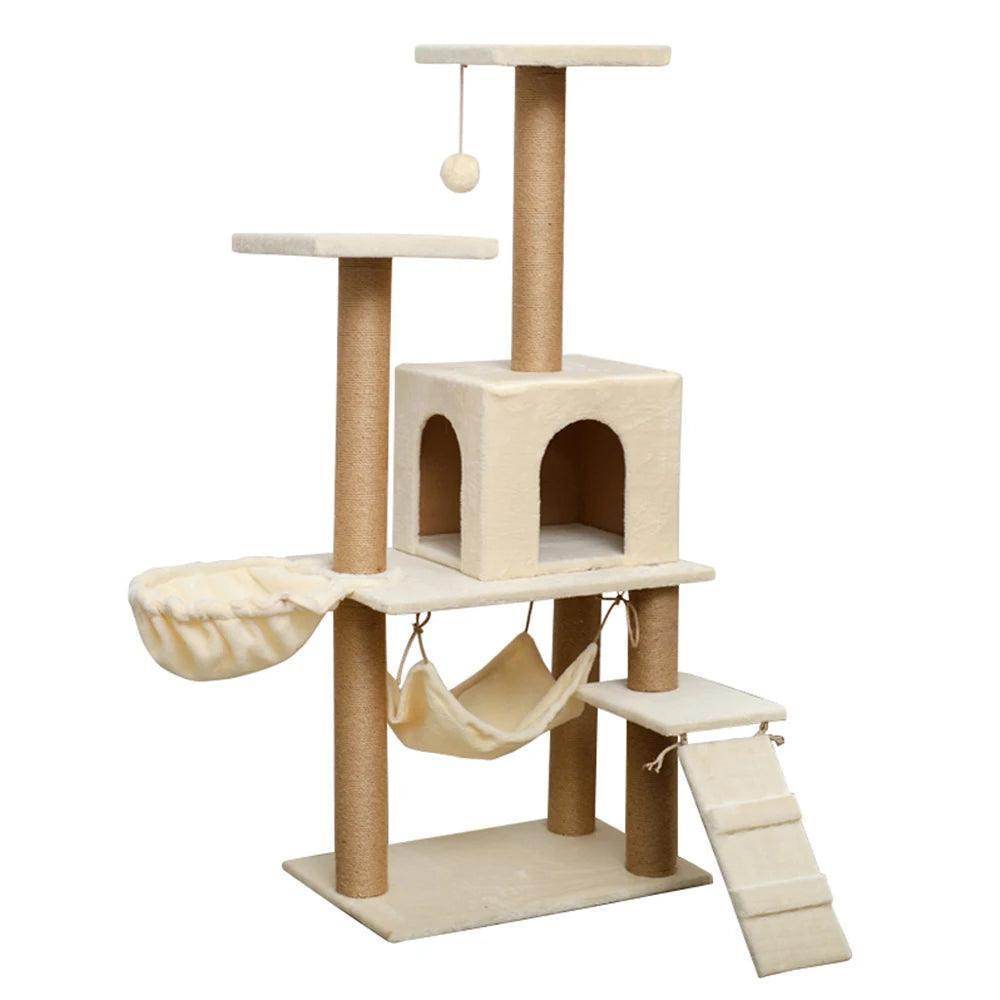 Deluxe Multi Level Cat Tower with Play Zones - Simply Petastic