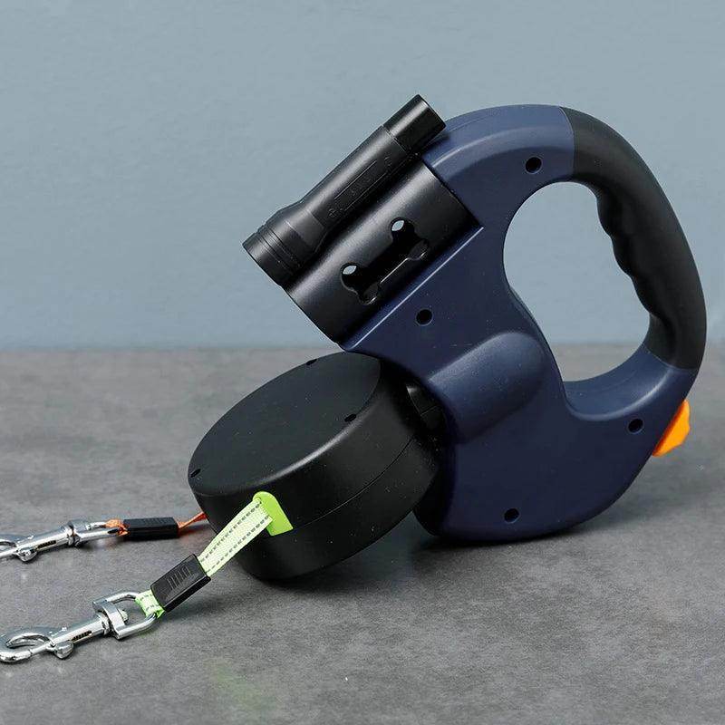 Retractable Pet Leash: Light & Waste Bags Included - Simply Petastic