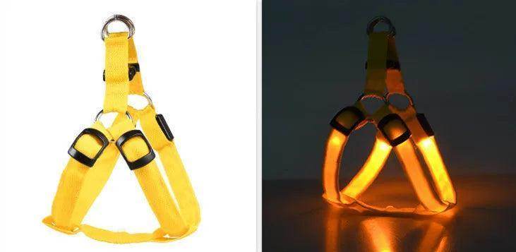 L.E.D. Glow Dog Harness - Simply Petastic