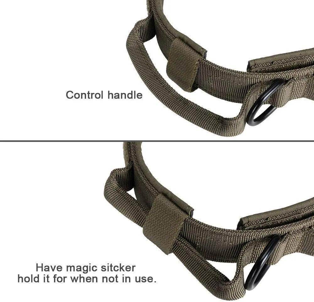 Retractable Quick Release Nylon Pet Outdoor Tactical Training Collar - Simply Petastic