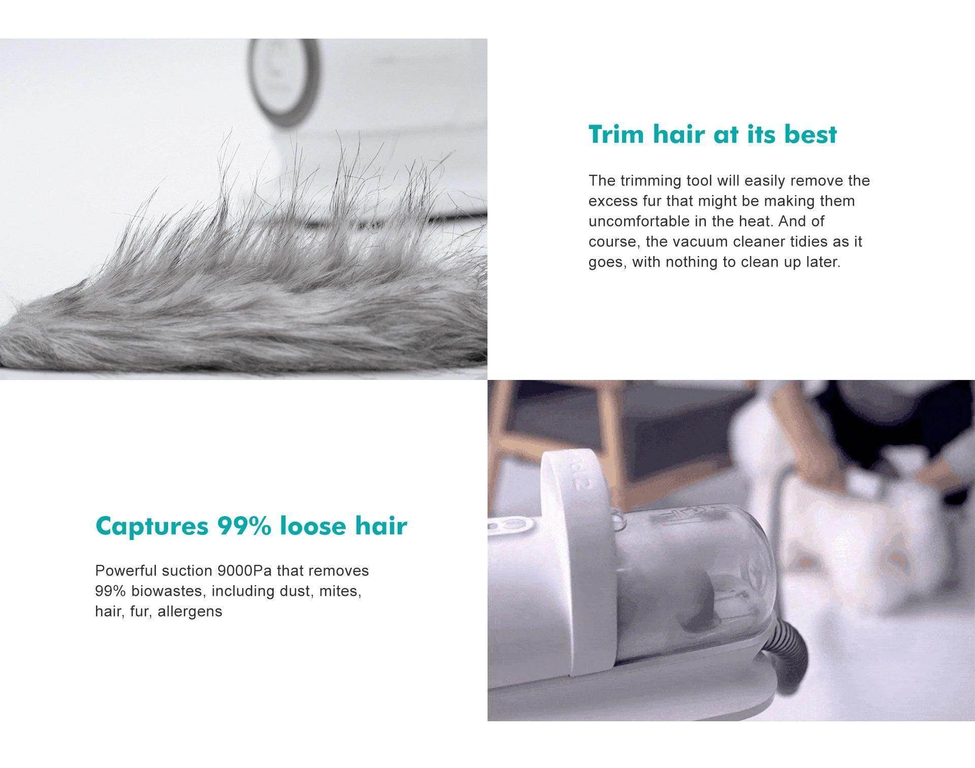 Neabot P1 Pro Innovative pet groom kit and hair cutter for dogs and cats - Simply Petastic