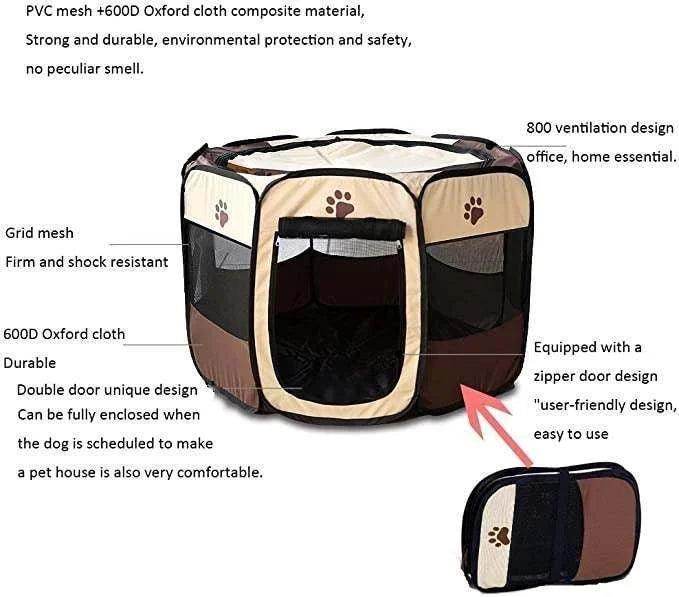 Flat Pack Dog Kennel Cat Enclosure Outdoor Accessories - Simply Petastic