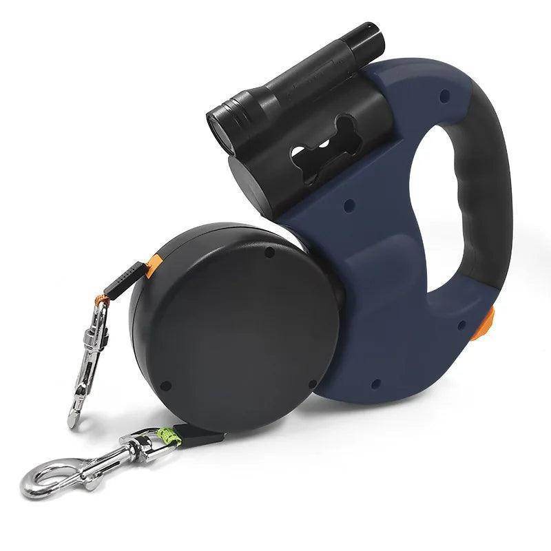 Retractable Pet Leash: Light & Waste Bags Included - Simply Petastic