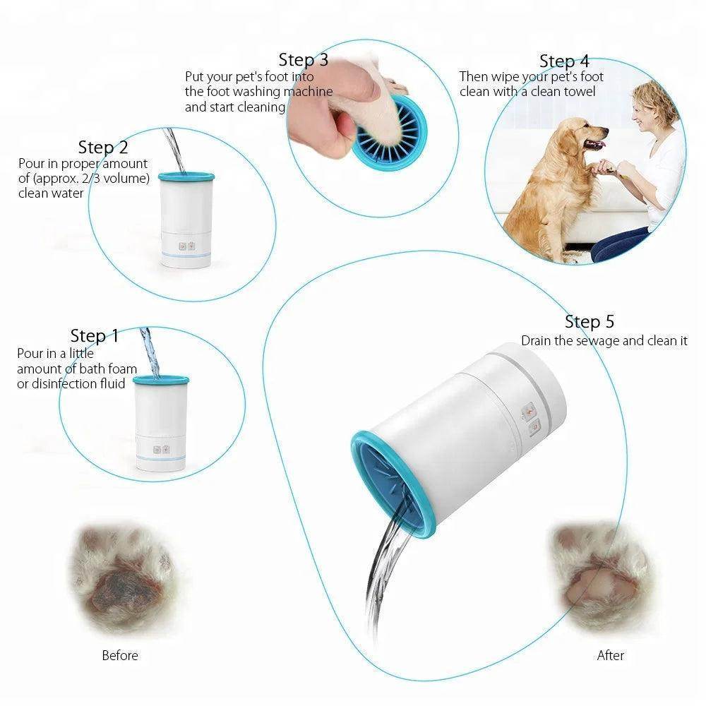 Automatic Dog Paw Cleaner - Simply Petastic