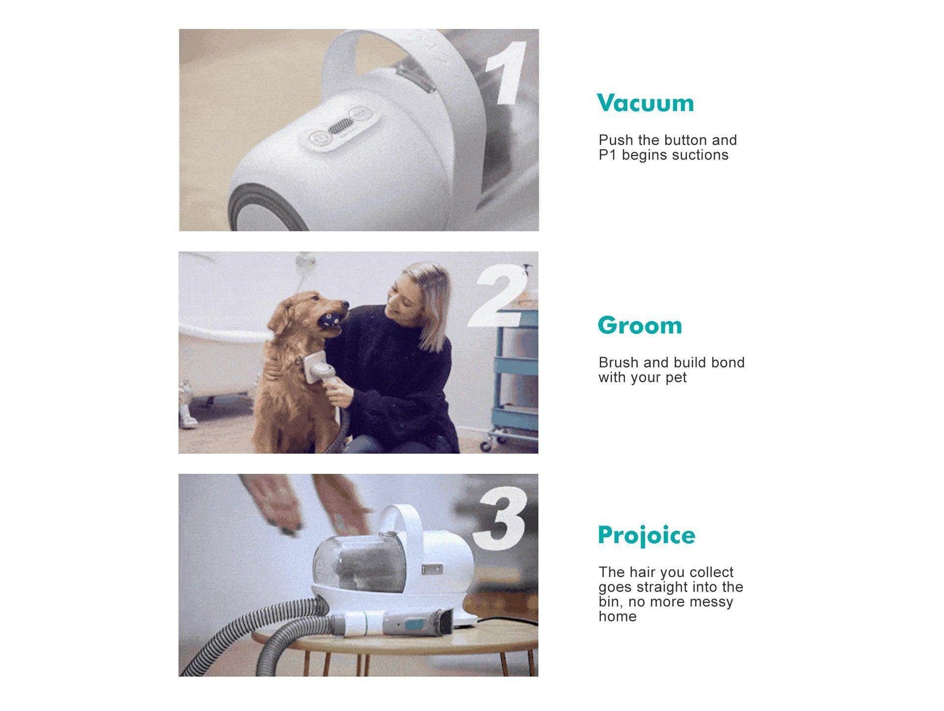 Neabot P1 Pro Innovative pet groom kit and hair cutter for dogs and cats - Simply Petastic