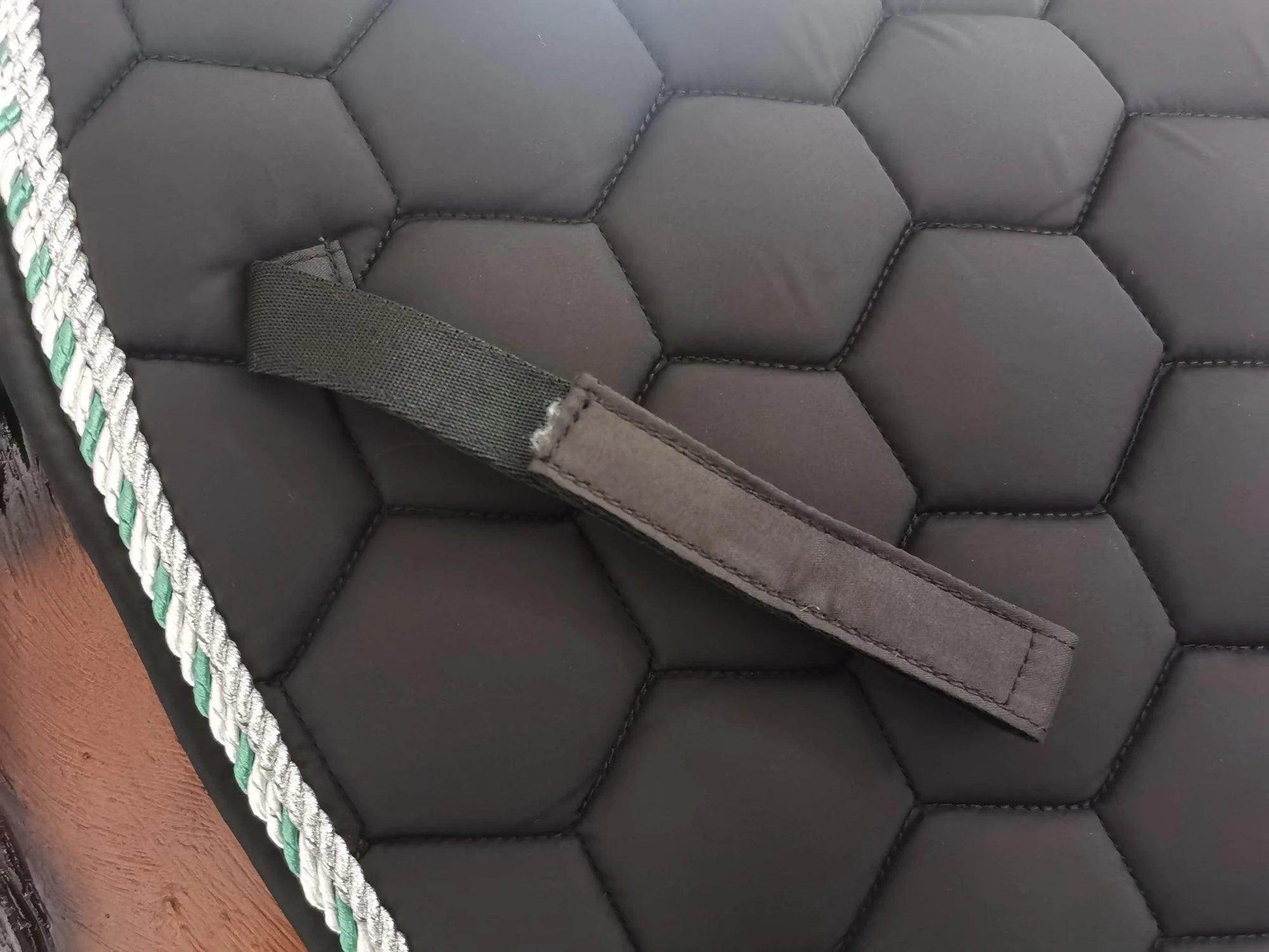 Equestrian riding jumping satin horse saddle pad for dressage - Simply Petastic