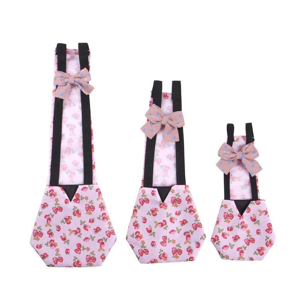 Polyester Unique Washable Cute Chicken Duck Goose Diaper With Bow Tie - Simply Petastic