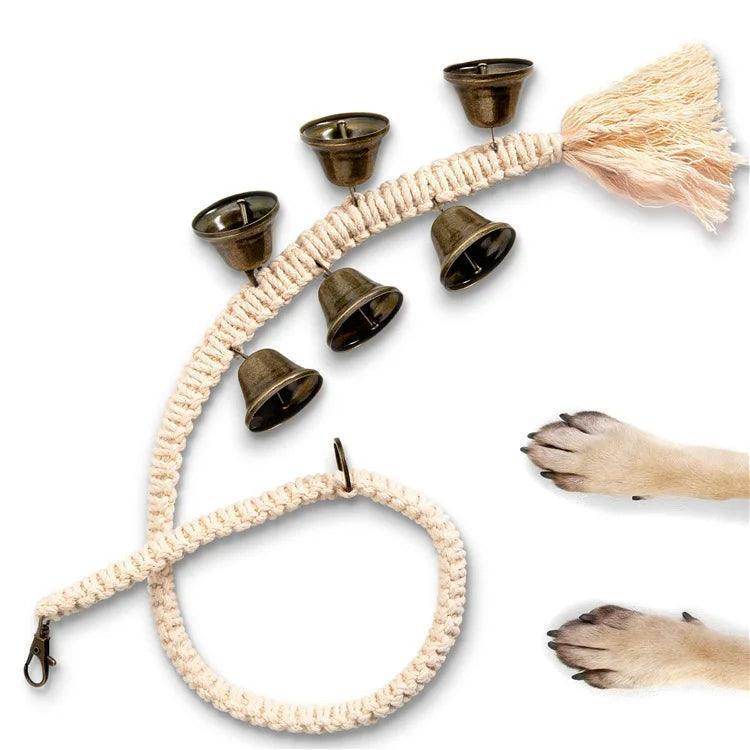 Macramé Pet Supply And Accessory Potty Training Puppy Bell For Door - Simply Petastic