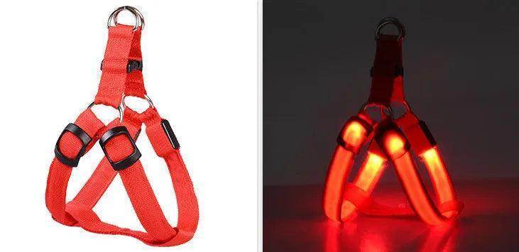 L.E.D. Glow Dog Harness - Simply Petastic