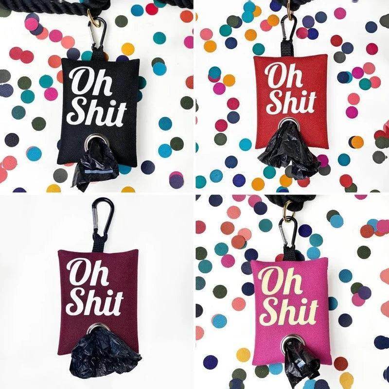 Oh S*!t Dog Poop Bag Dispenser - Simply Petastic