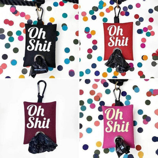 Oh S*!t Dog Poop Bag Dispenser - Simply Petastic