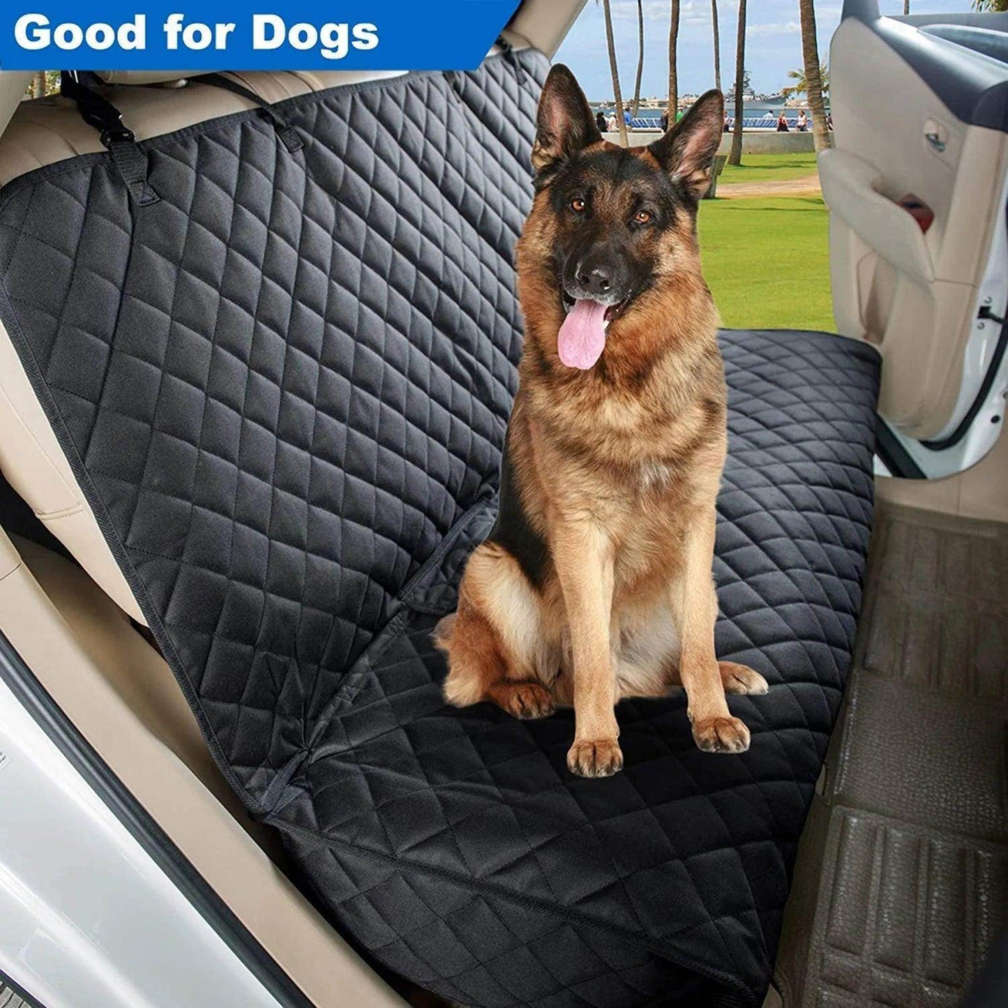 Quilted Waterproof Non-Slip Bench Car Seat Cover - Simply Petastic