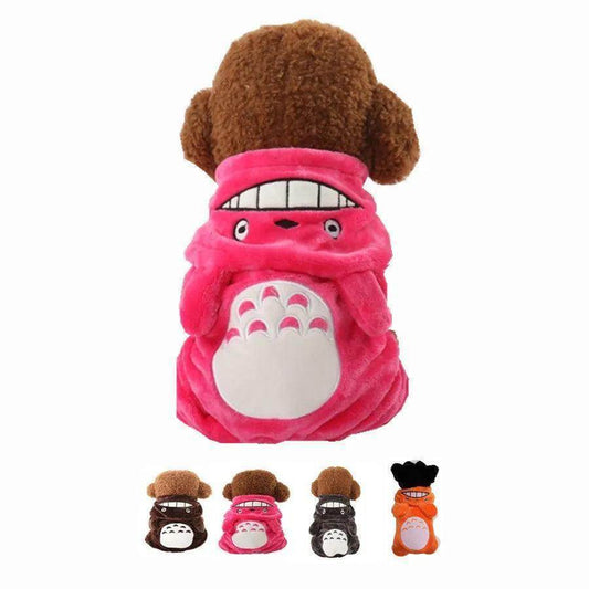 Dog Warm Onesie With Hooded Cute Animal - Simply Petastic