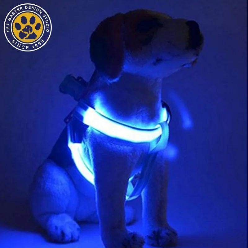 L.E.D. Glow Dog Harness - Simply Petastic