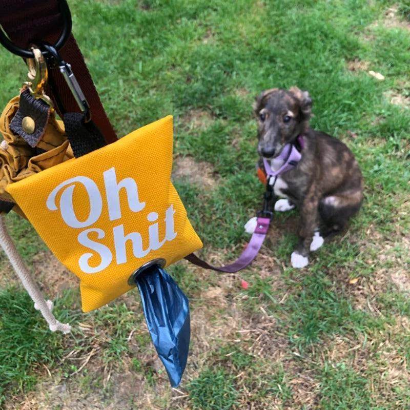 Oh S*!t Dog Poop Bag Dispenser - Simply Petastic