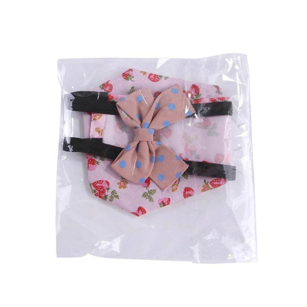 Polyester Unique Washable Cute Chicken Duck Goose Diaper With Bow Tie - Simply Petastic