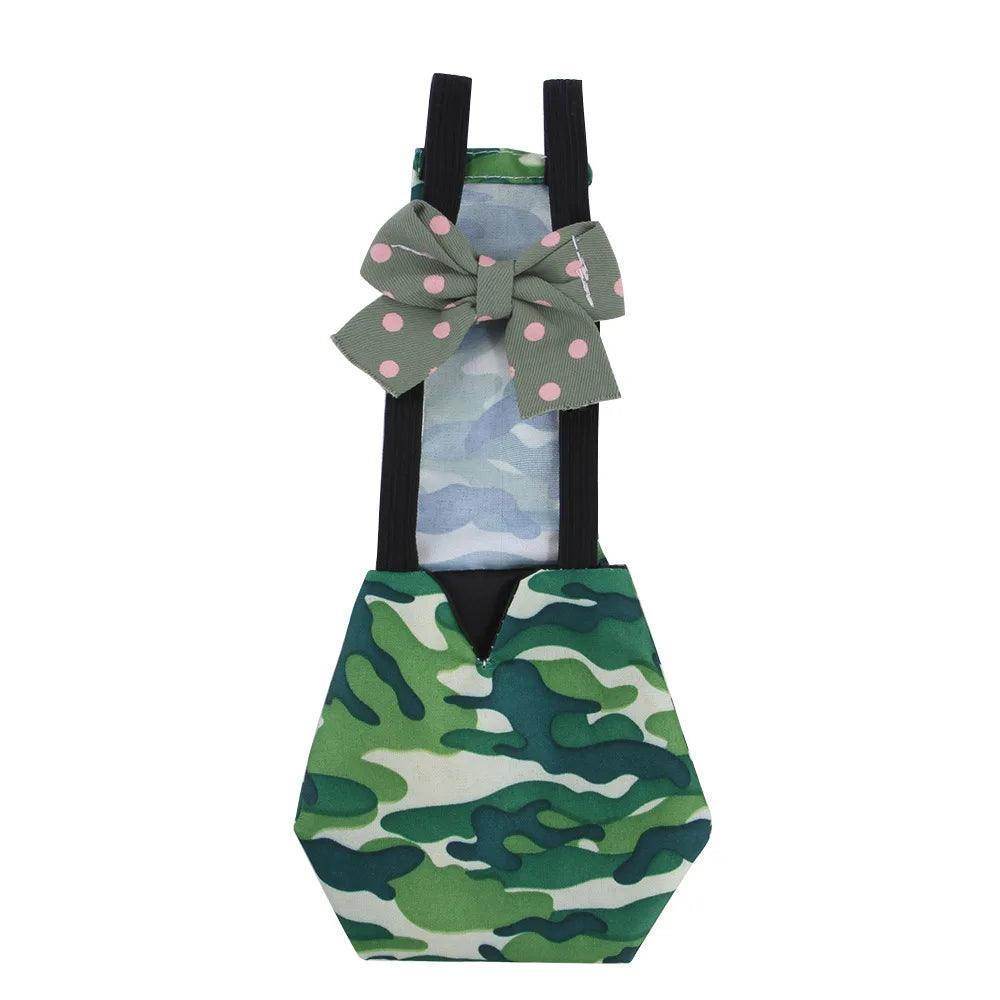 Polyester Unique Washable Cute Chicken Duck Goose Diaper With Bow Tie - Simply Petastic