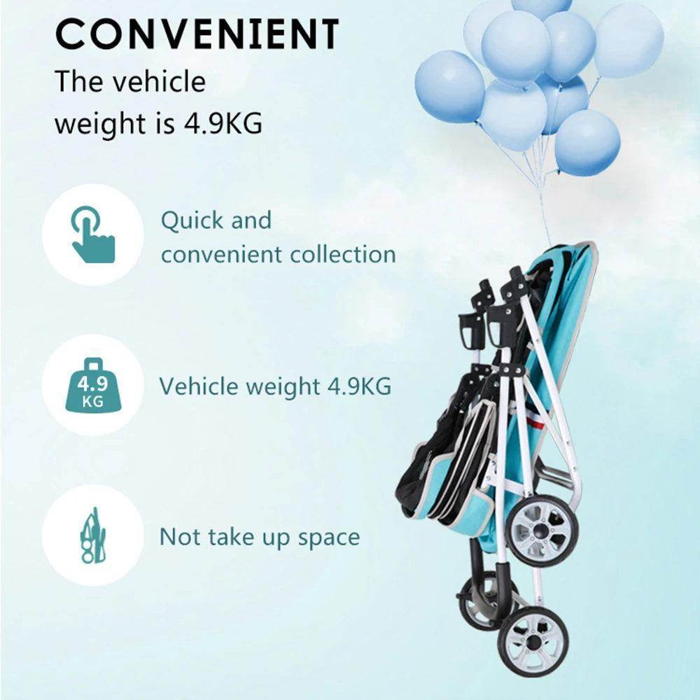 Easy Folding Pet Stroller - Simply Petastic