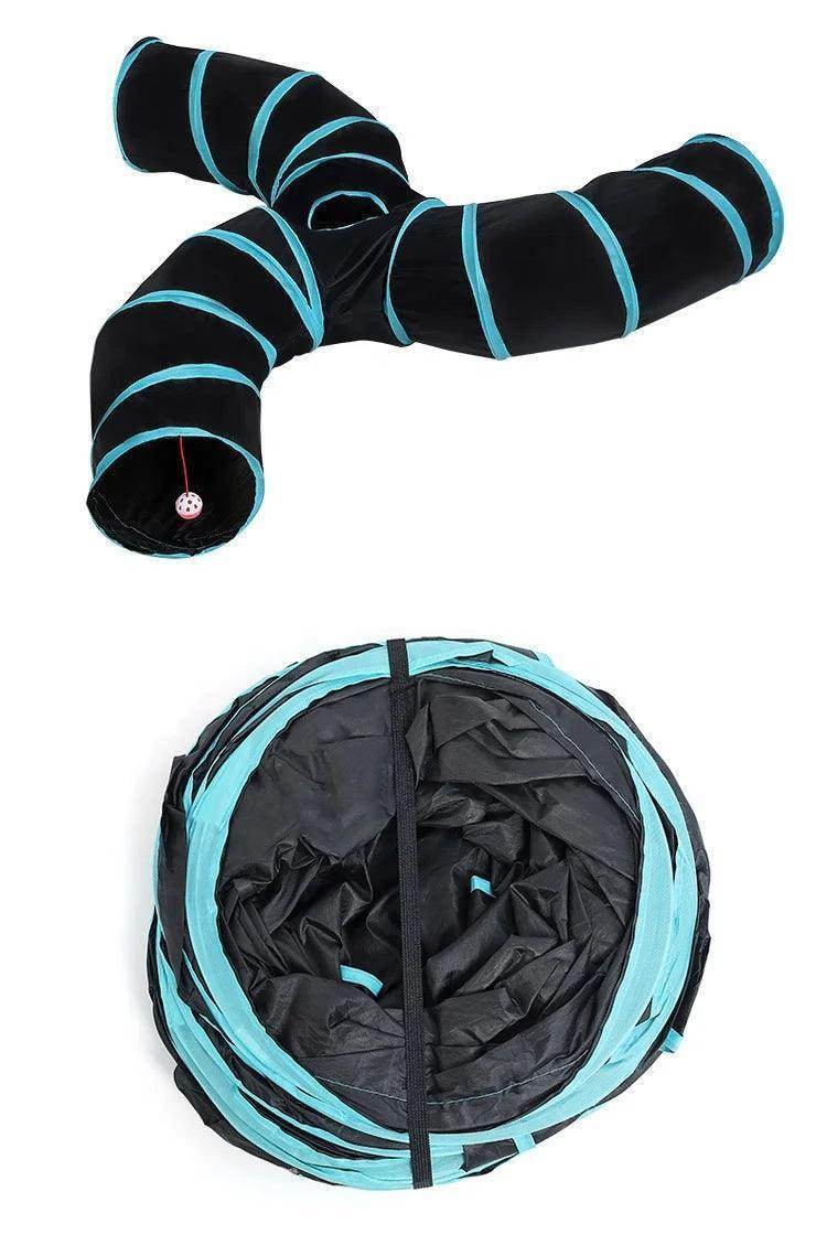 Innovative Collapsible S-Shaped Cat Tunnel - Simply Petastic