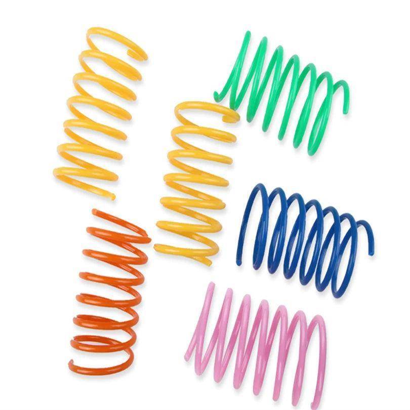 Vibrant Plastic Spring Toy for Active Cats - Simply Petastic
