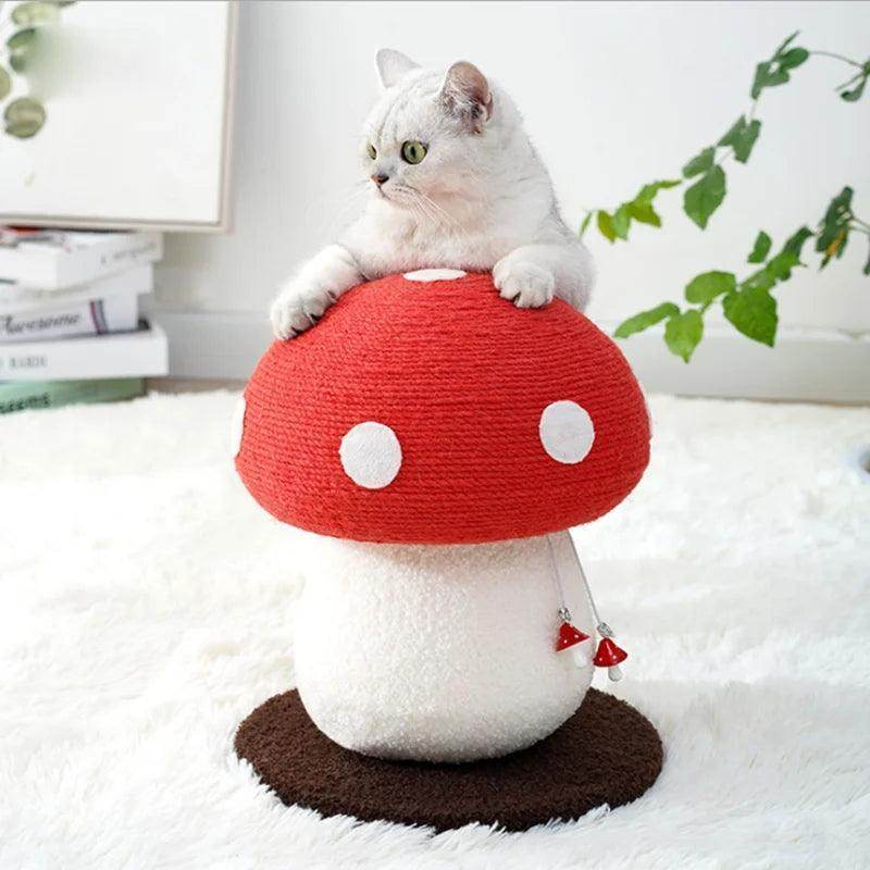 Mushroom Scratch Post Tower - Simply Petastic