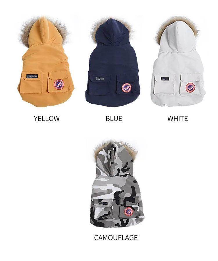Winter Pet Jacket for Teddy Hoodie Cat Dog Coat - Simply Petastic