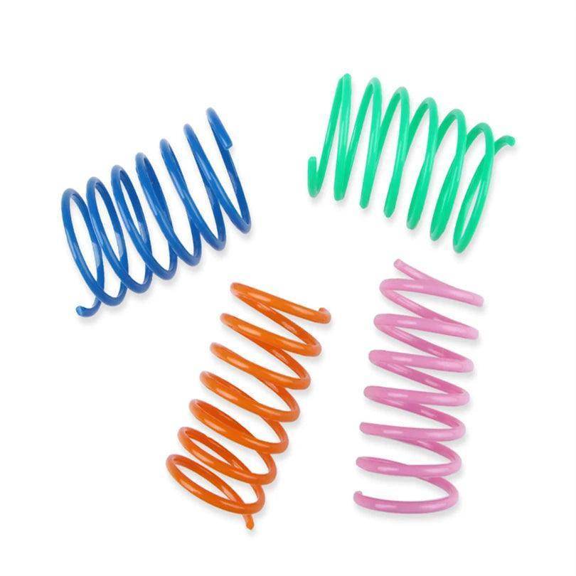 Vibrant Plastic Spring Toy for Active Cats - Simply Petastic