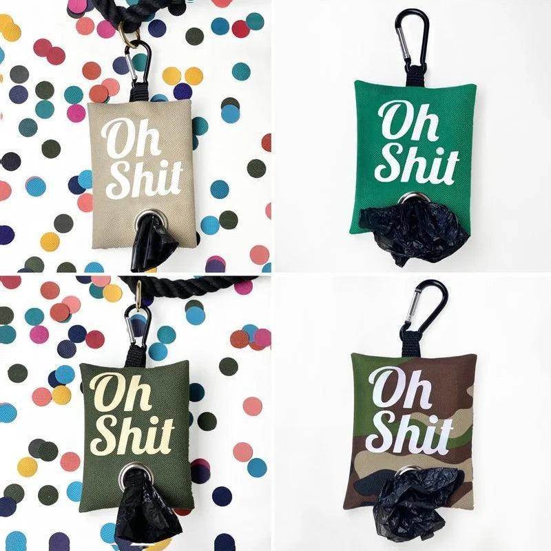 Oh S*!t Dog Poop Bag Dispenser - Simply Petastic