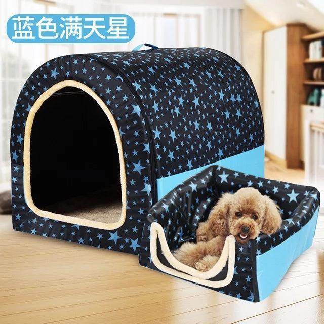 Portable Soft Foldable Warm Dog House - Simply Petastic