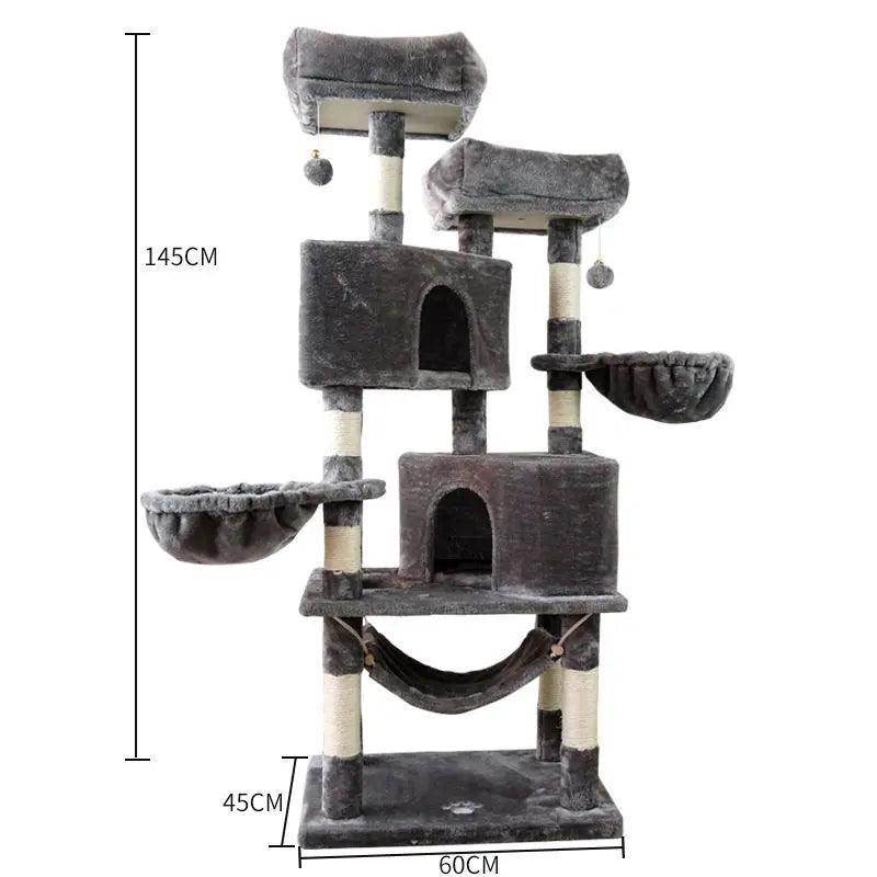 Luxury Multi Level Cat Tree - Simply Petastic