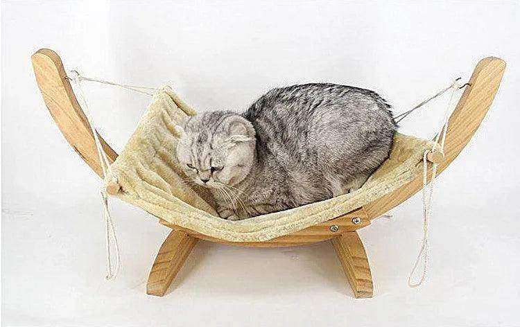 Hammock Solid Wood Pet Bed - Simply Petastic