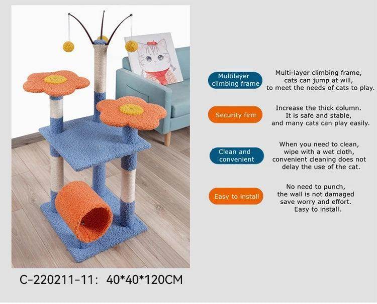 Luxury Multi Level Cat Tree - Simply Petastic